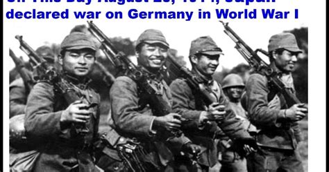 Edeson Online News: FLASH BACK NEWS: On This Day August 23, 1914; Japan declared war on Germany ...