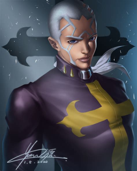 ArtStation - JoJo Bizarre Adventure Stone Ocean - Enrico Pucci