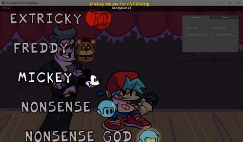 Mickey Mouse For FNF Multiplayer [Friday Night Funkin'] [Mods]