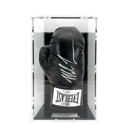 Mike Tyson Signed and Framed Boxing Glove - CharityStars