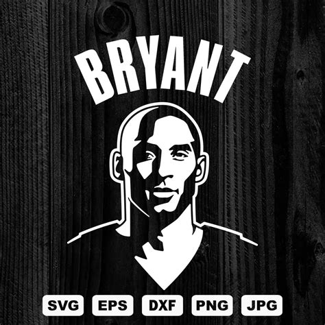 Kobe Bryant SVG Cutting Files, NBA Digital Clip Art, Lakers - Inspire Uplift