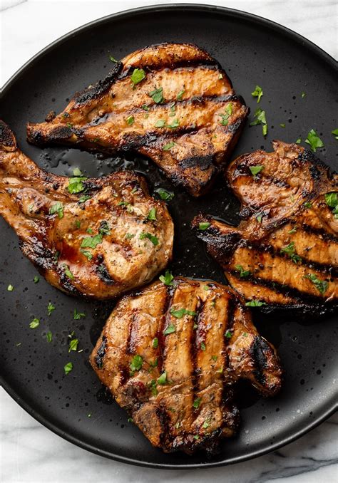 Easy Grilled Pork Chops • Salt & Lavender