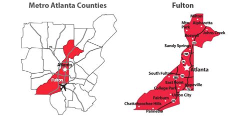 Atlanta Georgia Counties and Cities | KNOWAtlanta - Atlanta's Relocation Guide