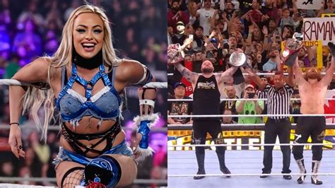 Liv Morgan reacts to Sami Zayn and Kevin Owens winning the tag team ...