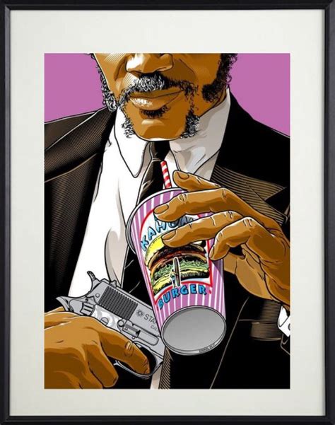 Pulp Fiction Samuel Jackson Pop Art - Etsy