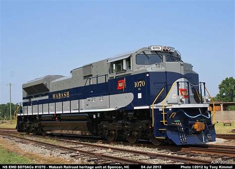 NS EMD SD70ACe #1070 Wabash Railroad Heritage Unit Photo Page | Wabash ...