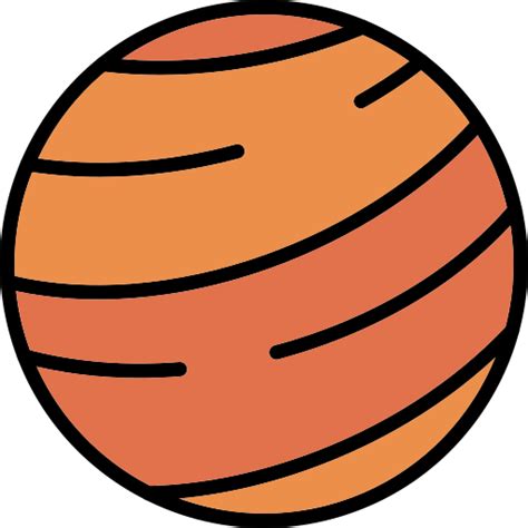 Jupiter Generic Outline Color icon