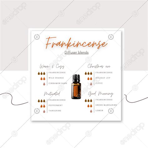 dōTERRA Frankincense diffuser blends by Valentina Ramirez