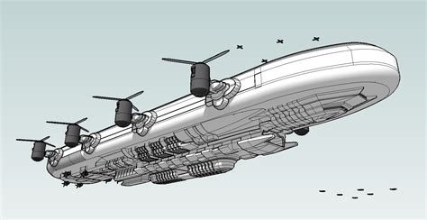 airship carrier by emppyrean on DeviantArt | Airship, Concept ships, Aircraft design