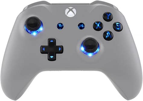 Amazon.com: eXtremeRate Multi-Colors Luminated D-pad Thumbsticks Start ...