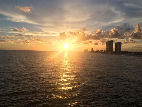 Sunset off the pier of Panama City Beach FL. [3264 x 2448] | Panama ...