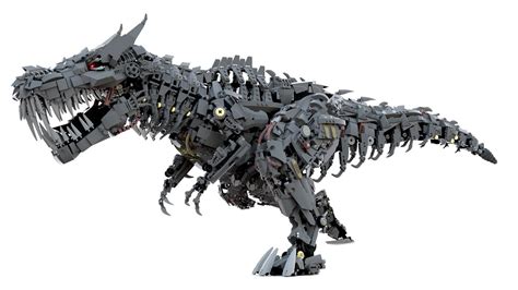 Grimlock - Transformers 4 | Lego transformers, Lego dinosaur, Lego dino