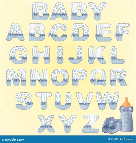 Cute baby alphabet stock vector. Illustration of baby - 19507914