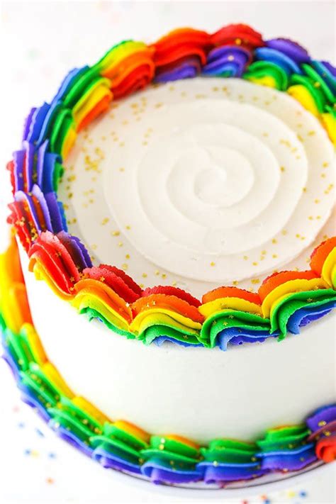 Rainbow Swirl Cake | Easy & Gorgeous Rainbow Birthday Cake! | Recipe ...