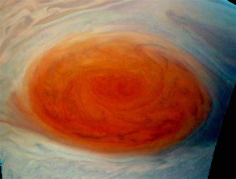 Nasa releases stunning images of Jupiter's great red spot taken by Juno ...