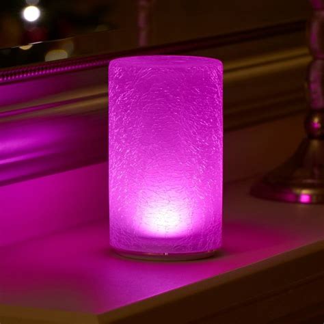 Auraglow Rechargeable Cordless Colour Changing LED Table Lamp – CRACKLE - Auraglow LED Lighting