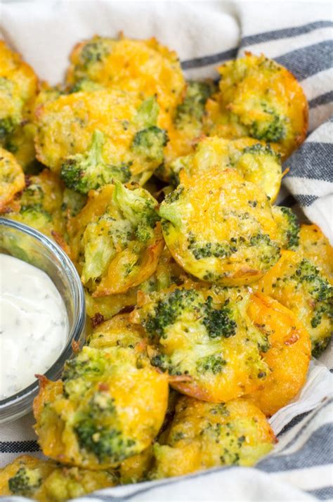 Cheesy Broccoli Bites (Keto Recipe!) - Maebells