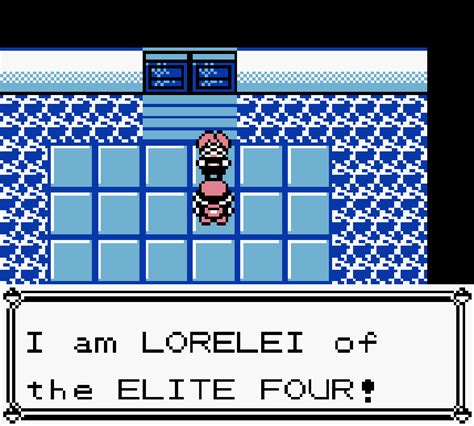 Elite Four: Lorelei - Pokémon League - Walkthrough - Pokémon Red Blue ...