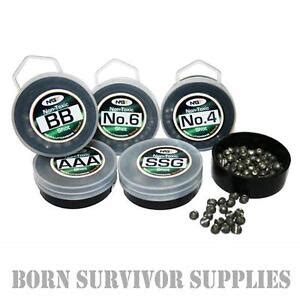 Non-Toxic Split Shot Lead Weights - Mini Refill Tubs Pot Survival ...