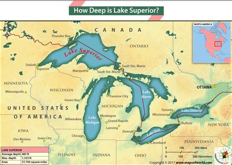 Lake Superior On A Map - Draw A Topographic Map