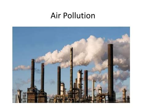 presentation about air pollution