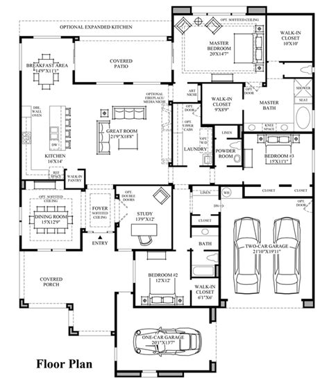 Toll Brothers - Floor Plan | Floor plans, Dream house plans, Floor plan and elevation