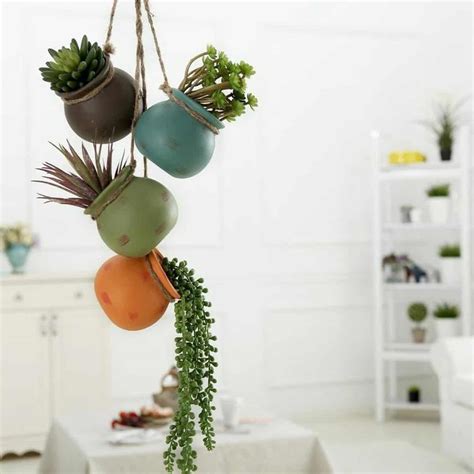 String Hanging Plant Pots at mariampatty blog