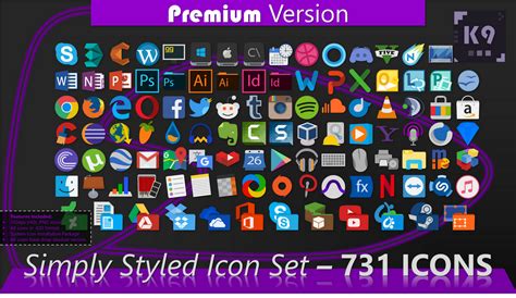 Simply Styled Icon Set - 731 Icons | [PREMIUM HD] by dAKirby309 on ...