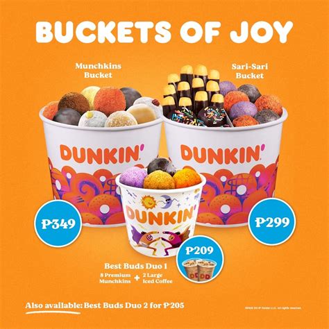 Dunkin' - Good treats come in buckets! 😘 Go and get yours...