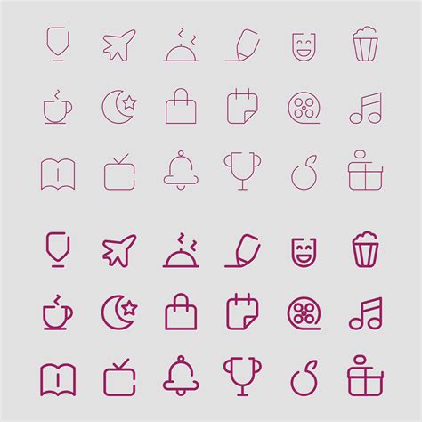 Free Outline Icon Set - Icons - Fribly