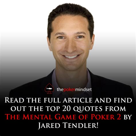 Top 20 Quotes From The Mental Game Of Poker 2 By Jared Tendler - The ...