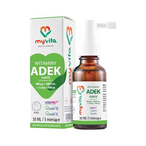 Natural Vitamins ADEK Liquid 30ml drops MyVita Poland iNatural ...