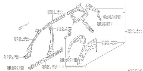 SIDE PANEL / subaru | part list｜JP-CarParts.com