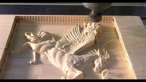 158 CNC router machining the 3D relief of Pegasus | Hobby desk, Hobby ...