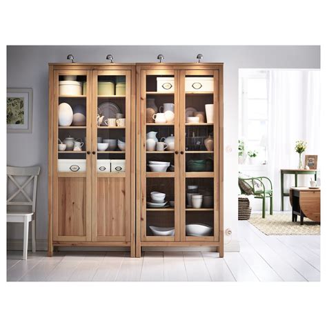 Ikea Hemnes Bookcase With Glass Doors - Glass Door Ideas