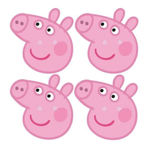 Peppa Pig Fun Face Masks (6pk) | Party Delights