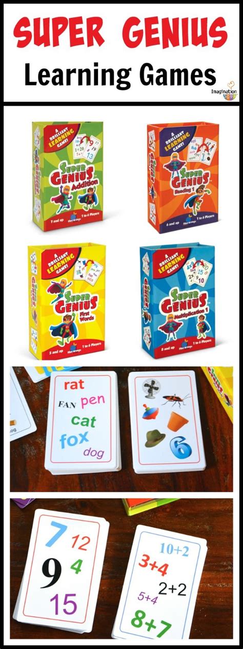 These Learning Card Games Will Make Kids Think | Imagination Soup ...