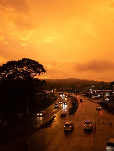 Cars on Road during Sunset · Free Stock Photo