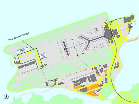 HKIA map - Hong Kong international airport map (China)