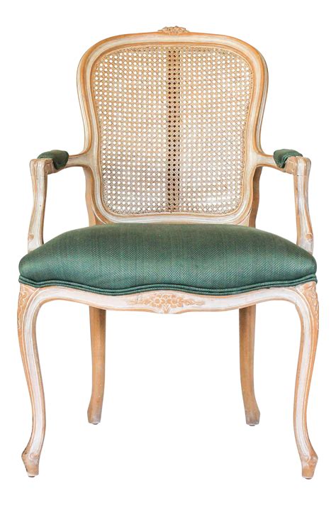 Caned Fauteuil on Chairish.com Swivel Chair Living Room, Swivel Accent Chair, Accent Chairs For ...