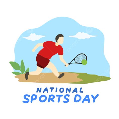 People Playing Tennis Ball On National Sports Day, Tennis Ball, National Sports Day, Sport PNG ...