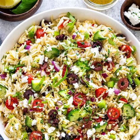 Mediterranean Orzo Salad Recipe | Bryont Blog