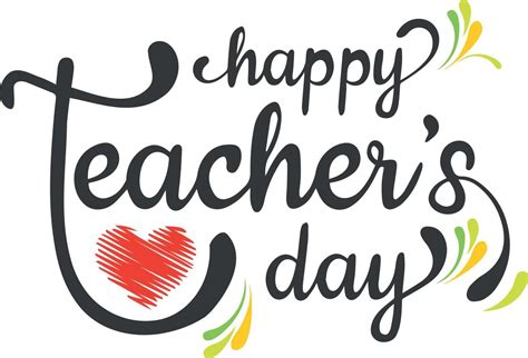 Creative Hand Lettering Text for Happy Teacher's Day 12004407 Vector Art at Vecteezy