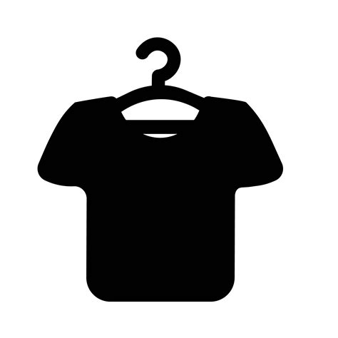 T-Shirt On Clothes Hanger Icon Vector 583775 Vector Art at Vecteezy