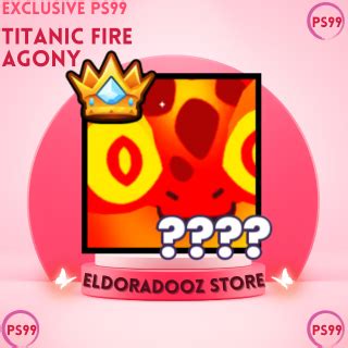 TITANIC FIRE DRAGON | PS99 - Game Items - Gameflip