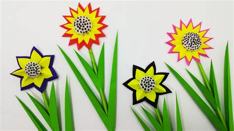 Beautiful Flower Stick Easy Making Instruction At Home (Tutorial Link ...