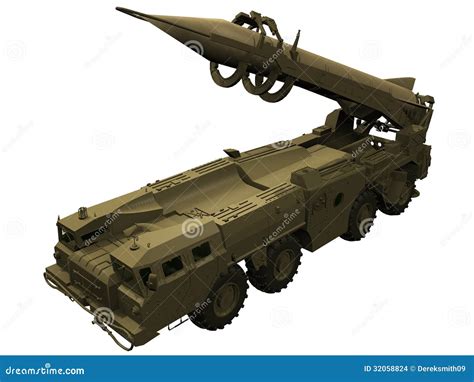 SCUD Missile Launcher Isolated Stock Photography | CartoonDealer.com ...