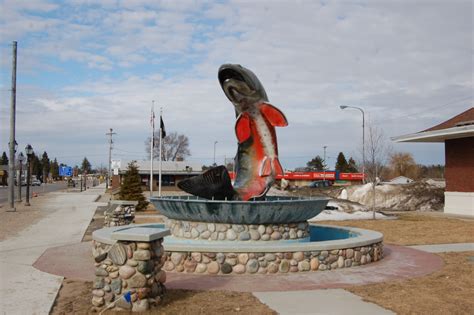 Michigan Roadside Attractions: National Trout Memorial in Kalkaska - Travel the Mitten