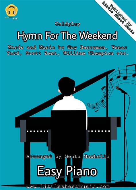 Coldplay – Hymn For The Weekend (Easy Piano) – Littlesheetmusic