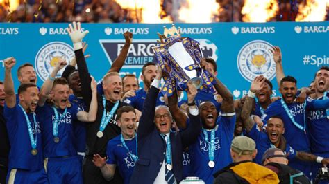 Vardy scores two as Leicester City lift Premier League title